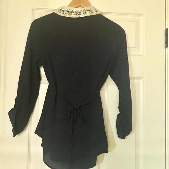 Polka dot button down shirt - Picture 2 of 4